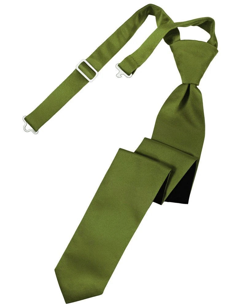 Moss Pre-Tied Skinny Tie