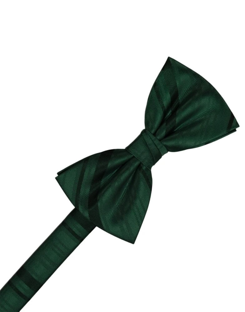 Holly Striped Satin Bowtie