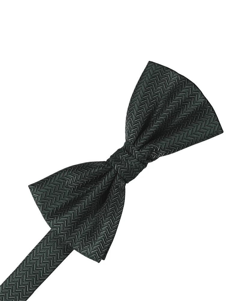 Asphalt Herringbone Bowtie