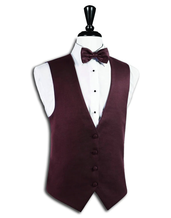 Burgundy Suit Vest