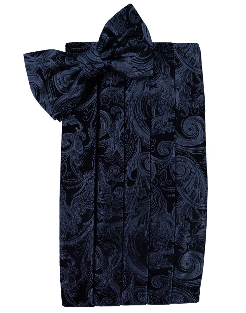 Midnight Blue Tapestry Cummerbund