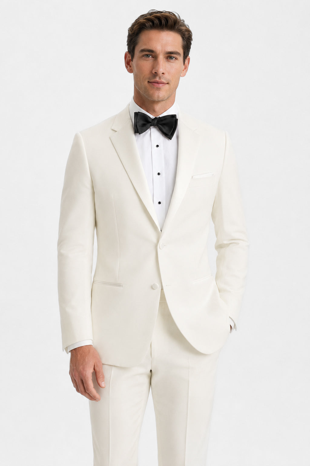 Ivory Roma Tuxedo Jacket