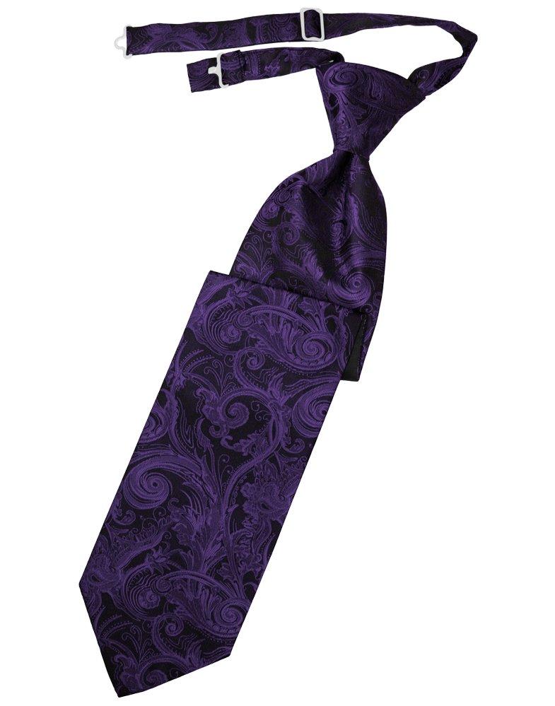Purple Tapestry Long Tie