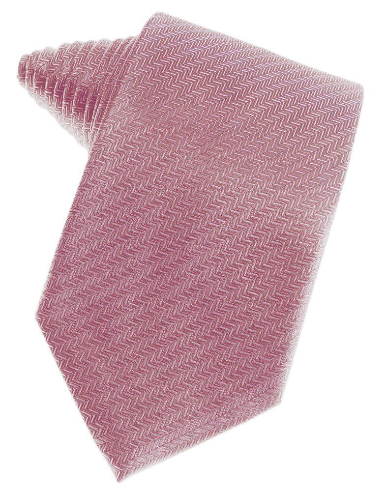 Rose Herringbone Suit Tie