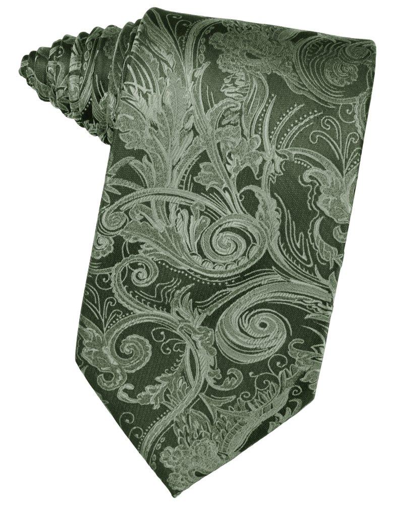 Sage Tapestry Suit Tie
