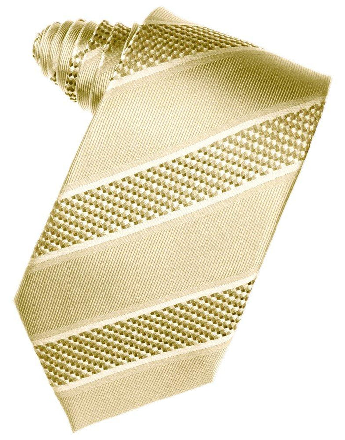 Harvest Maize Venetian Stripe Suit Tie - Tuxedo Club
