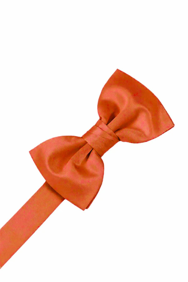 Mandarin Solid Satin Bowtie