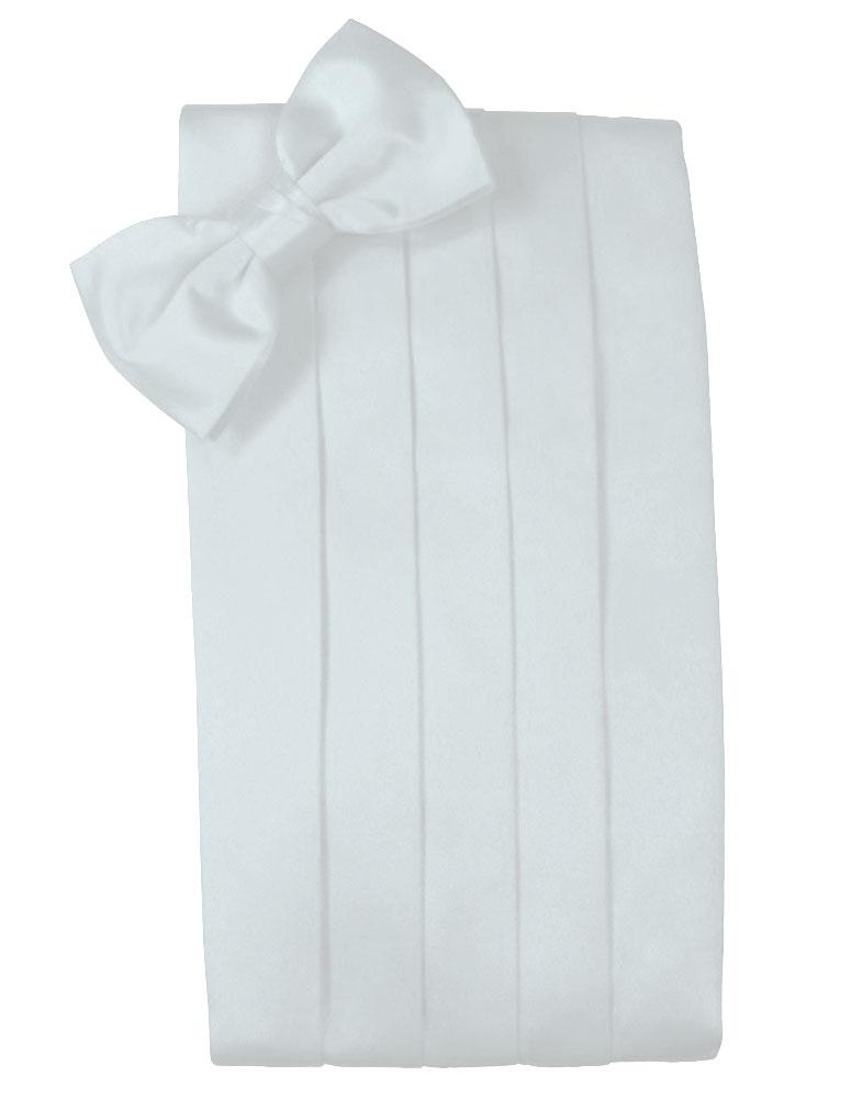 Seaglass Blue Solid Satin Cummerbund