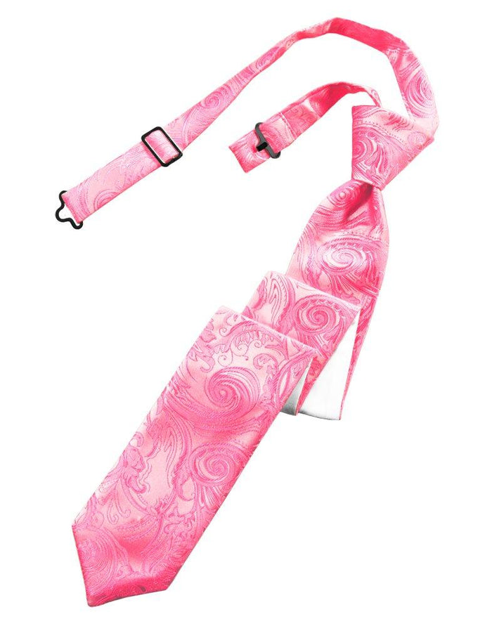 Bubblegum Tapestry Skinny Tie - Tuxedo Club