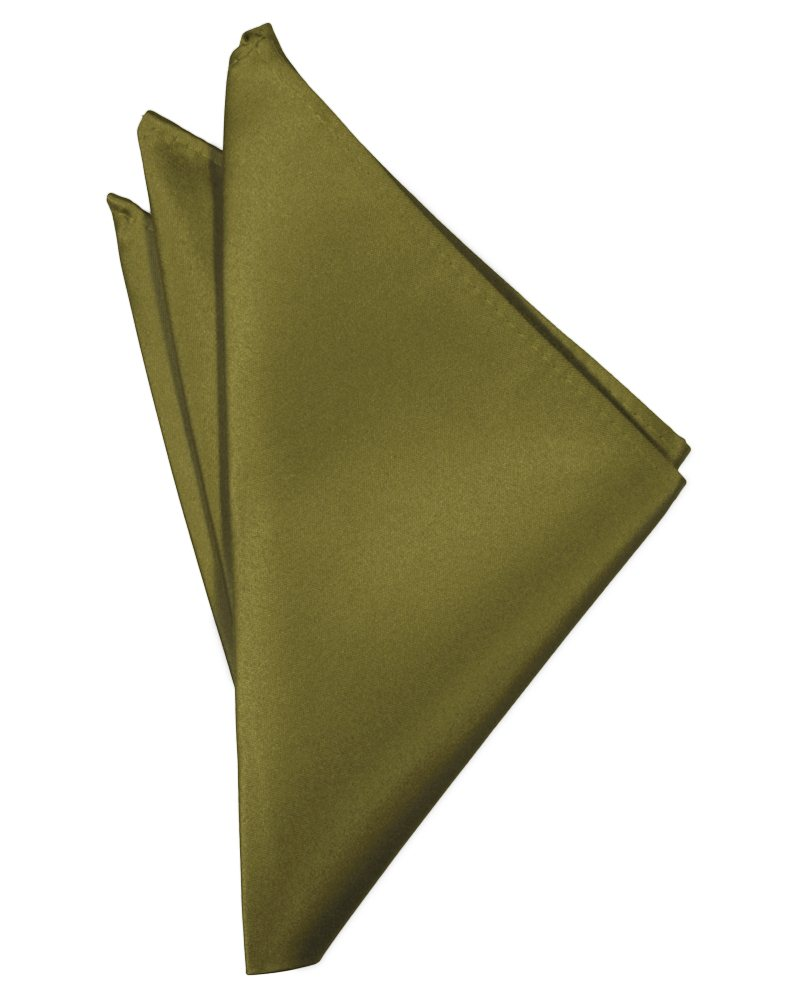 Fern Solid Satin Pocket Square
