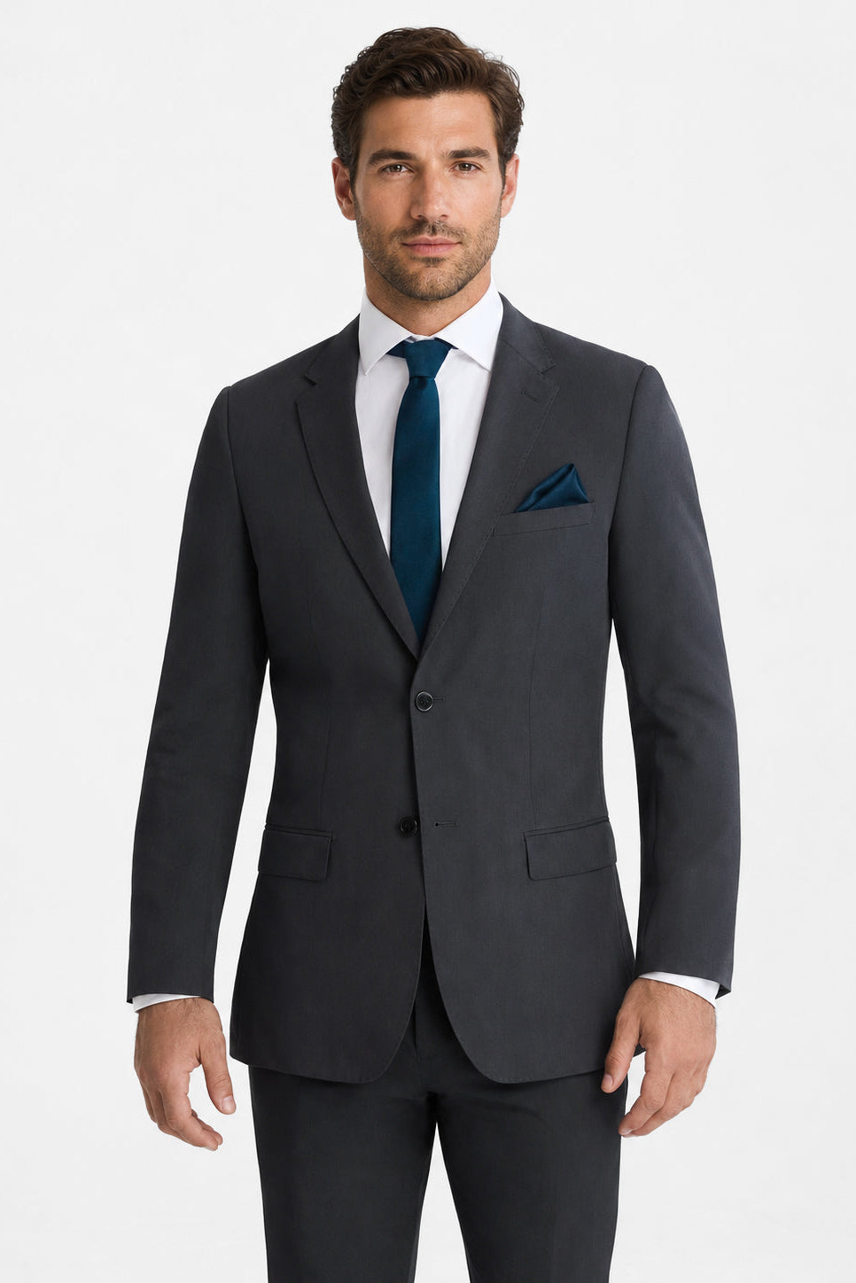 Steel Gray Suit Jacket