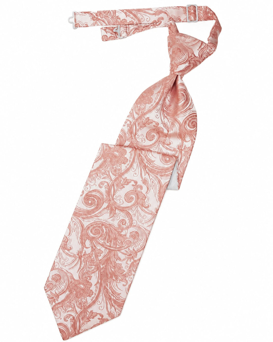 Peach Tapestry Long Tie
