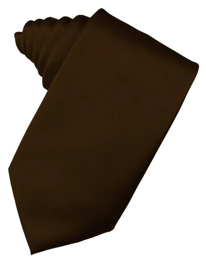 Chocolate Self-Tie Long Tie