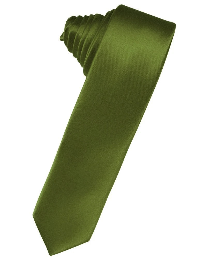 Moss Self-Tie Skinny Tie