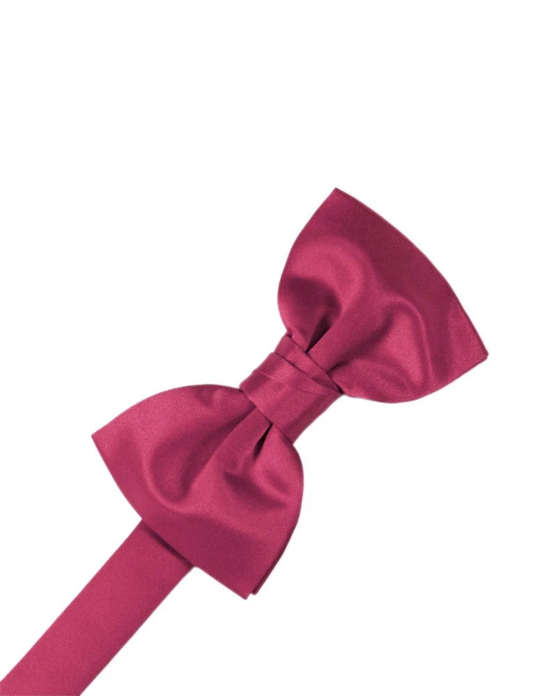 Watermelon Solid Satin Bowtie