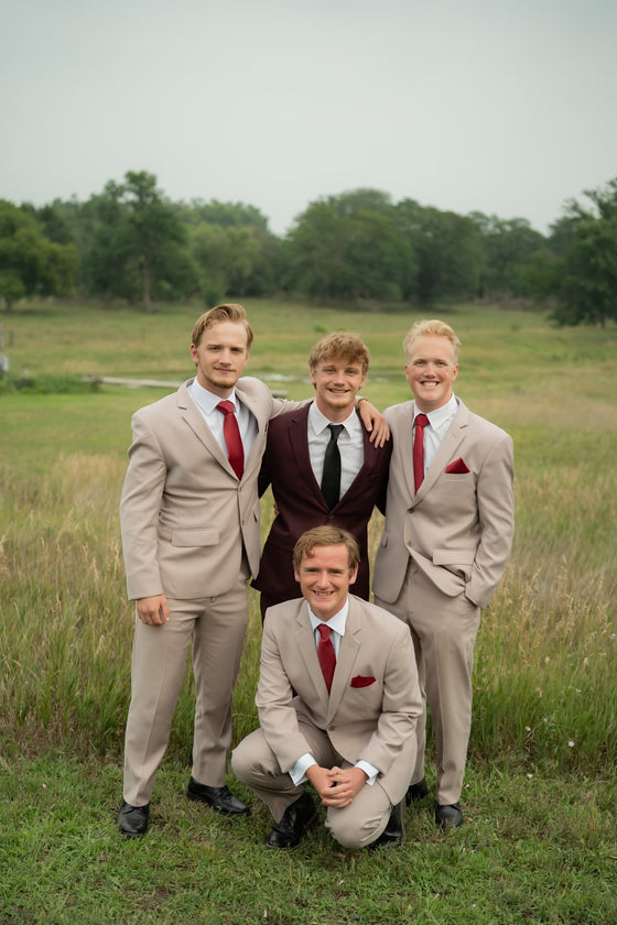 Tan Suit