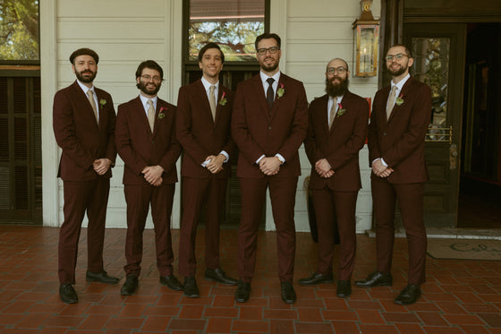 Burgundy Suit