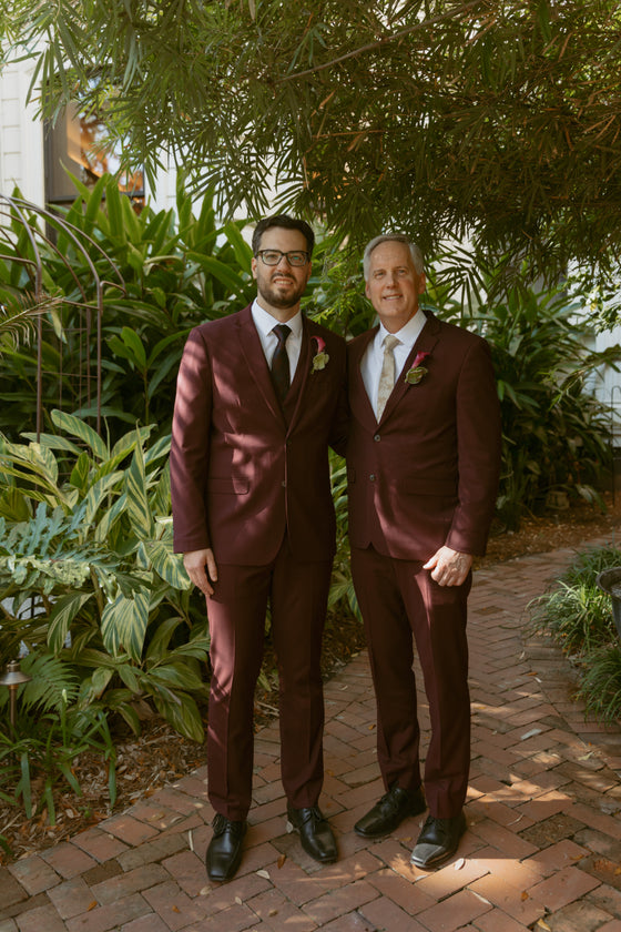 Burgundy Suit