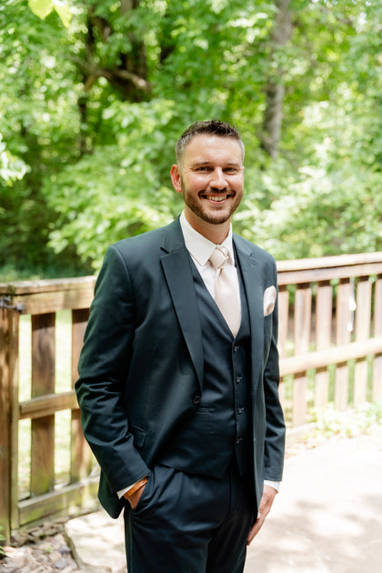 Green Suit worn by a Tuxedo Club customer
