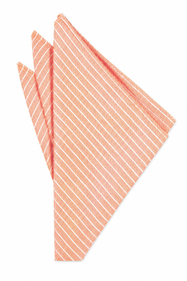 Peach Palermo Pocket Square