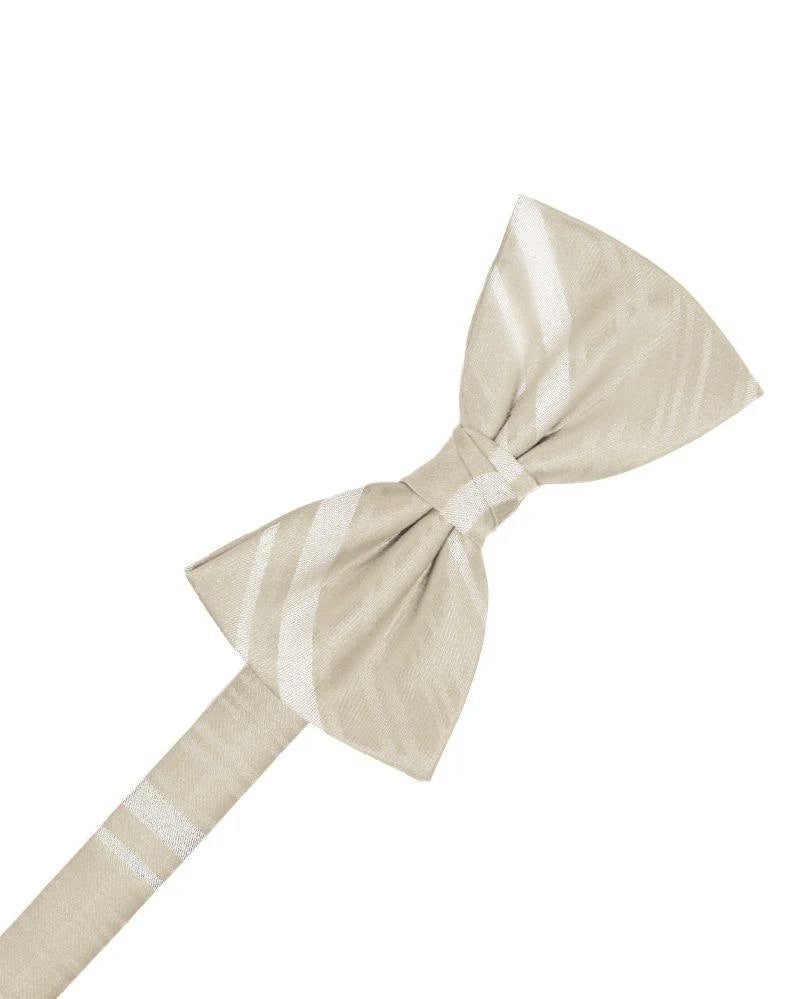 Bamboo Striped Pre-Tied Bowtie