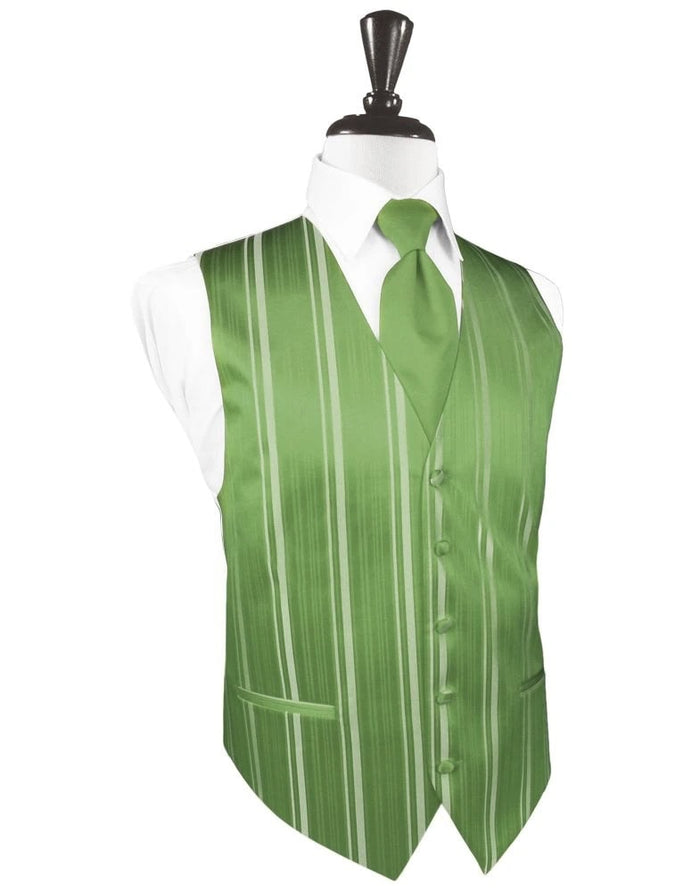 Clover Striped Satin Vest