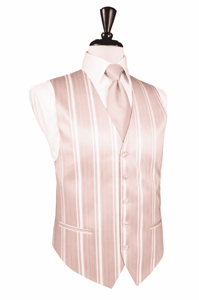 Blush Striped Vest