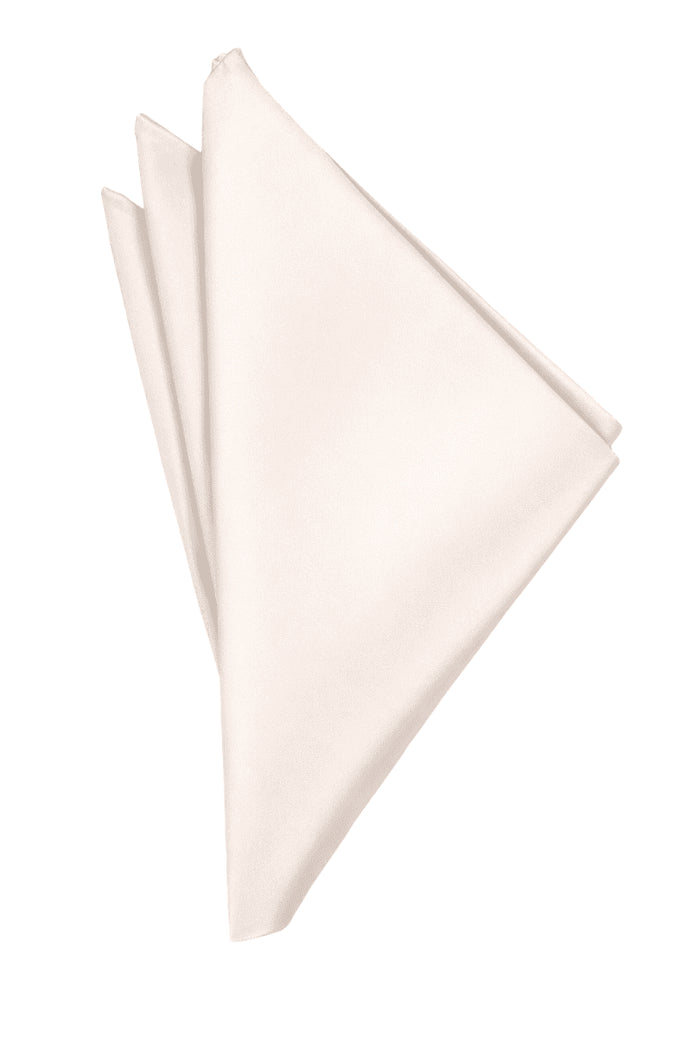 Angel Pink Solid Satin Pocket Square