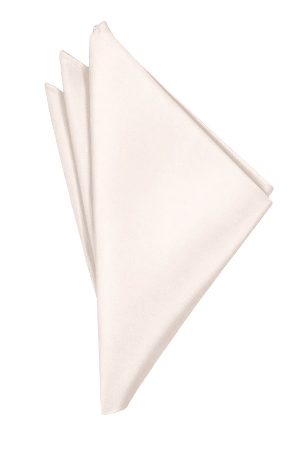 Angel Pink Solid Satin Pocket Square