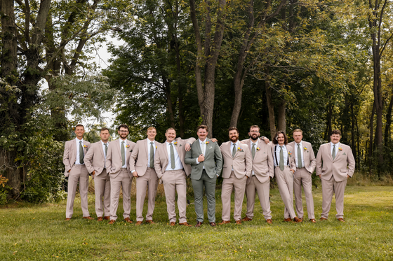Tan Suit