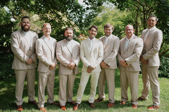 Tan Suit
