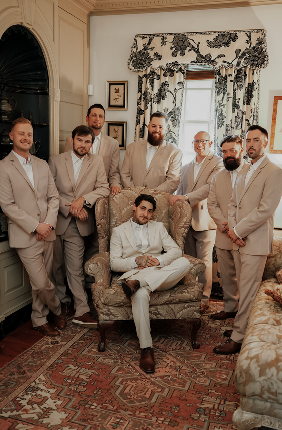 Tan Suit 