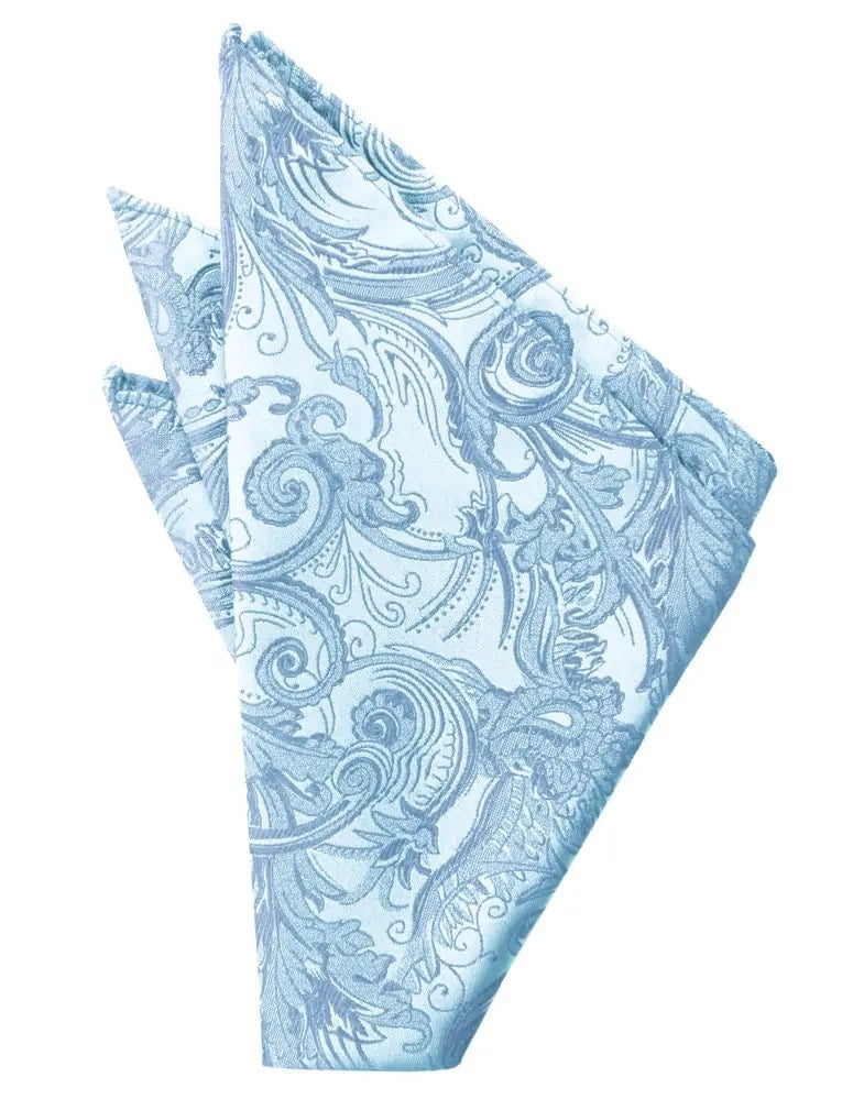 Light Blue Tapestry Pocket Square