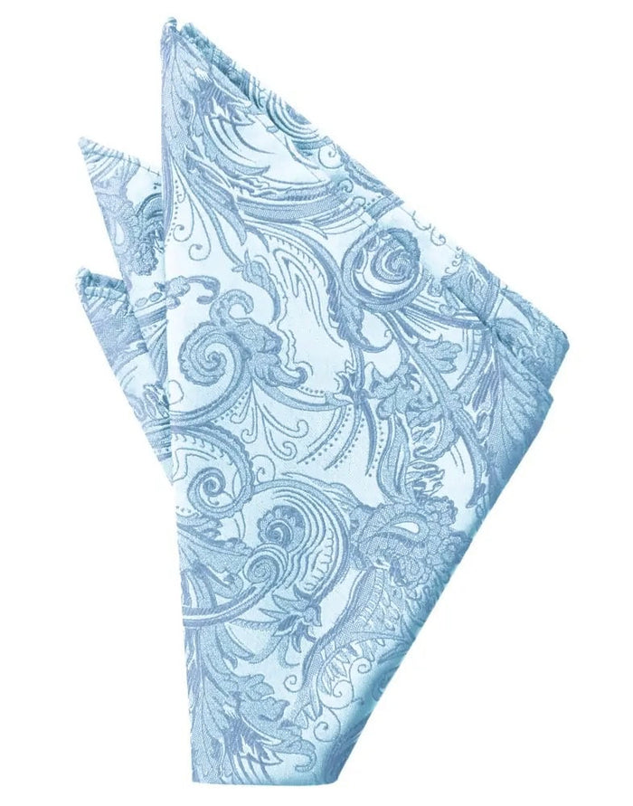 Light Blue Tapestry Pocket Square