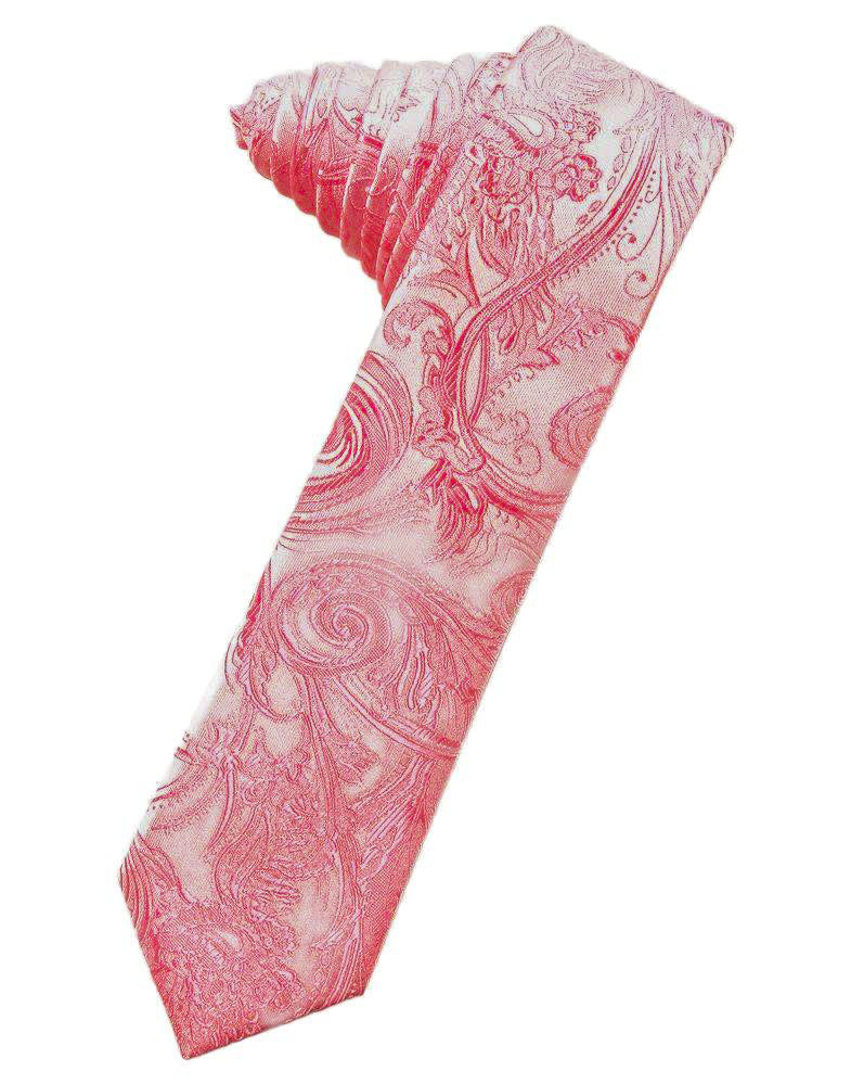 Coral Reef Tapestry Skinny Suit Tie