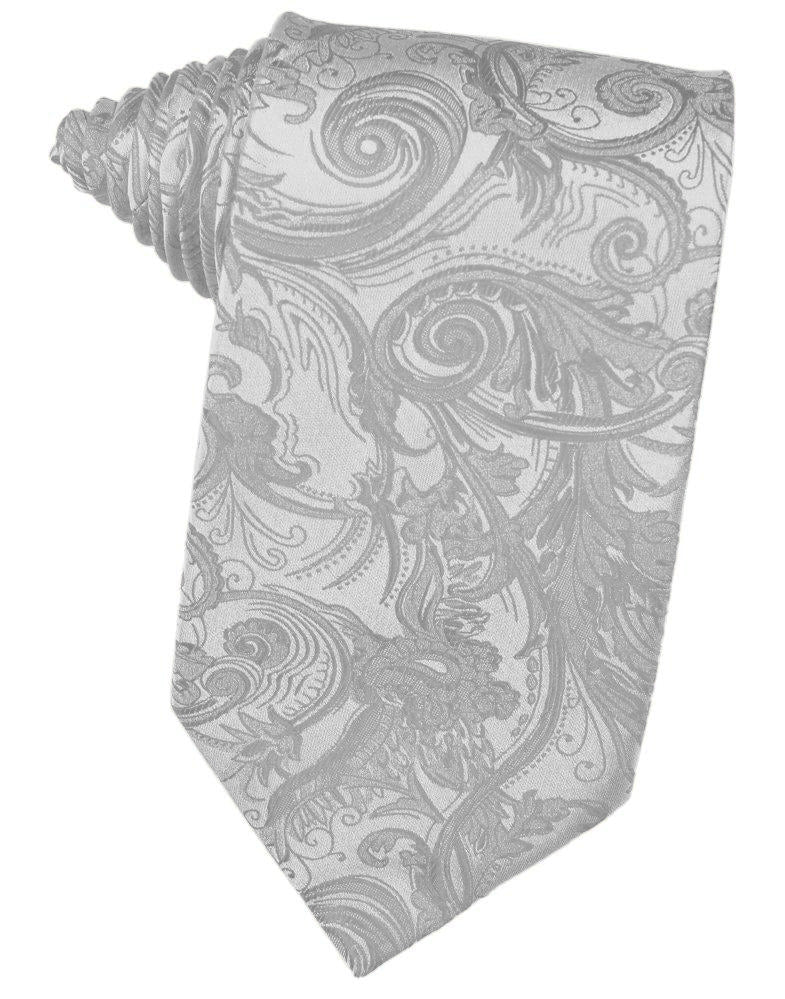 Platinum Tapestry Self-Tie Long Tie