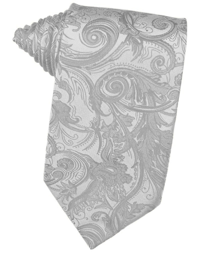 Platinum Tapestry Self-Tie Long Tie