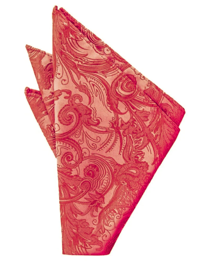 Persimmon Tapestry Pocket Square
