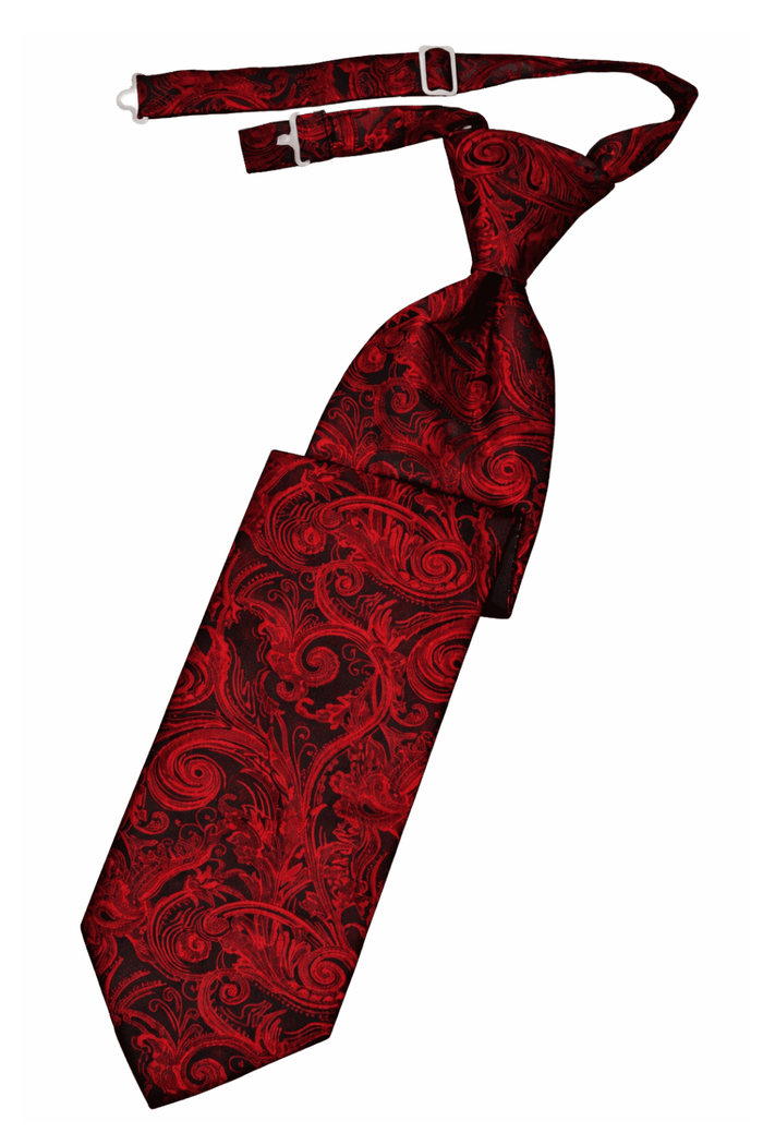 Scarlet Tapestry Long Tie
