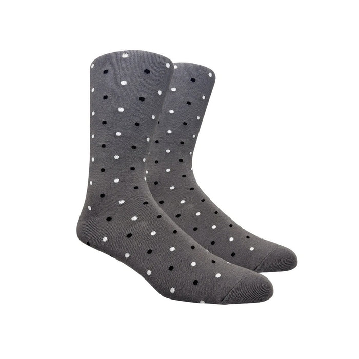 Gray Polka Dot Socks