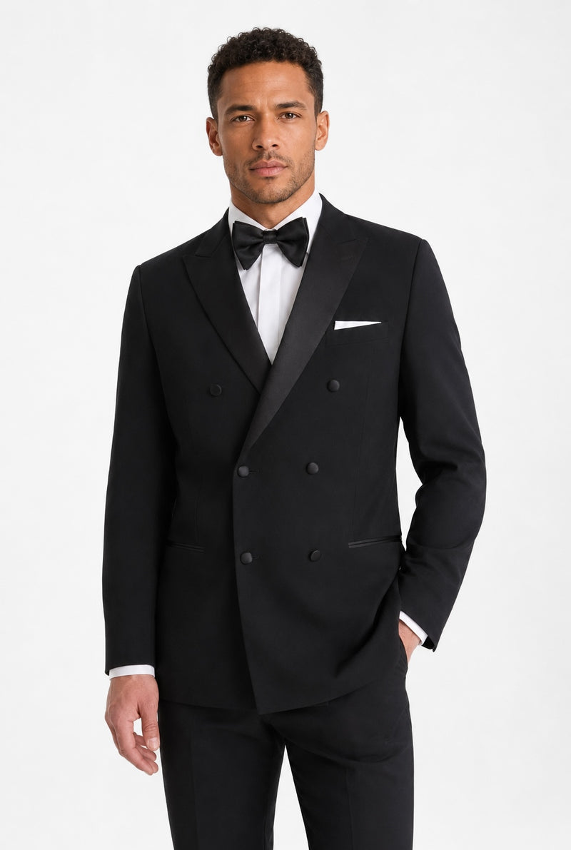 Black Double-Breasted Tuxedo