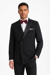 Black Double-Breasted Tuxedo