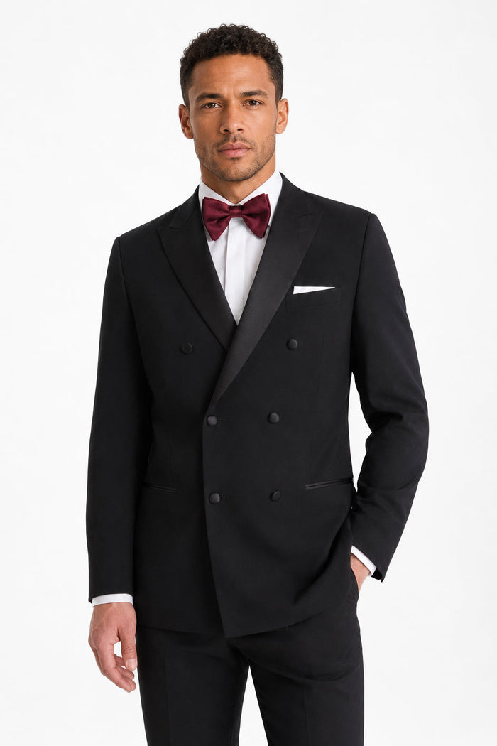 Black Double-Breasted Tuxedo