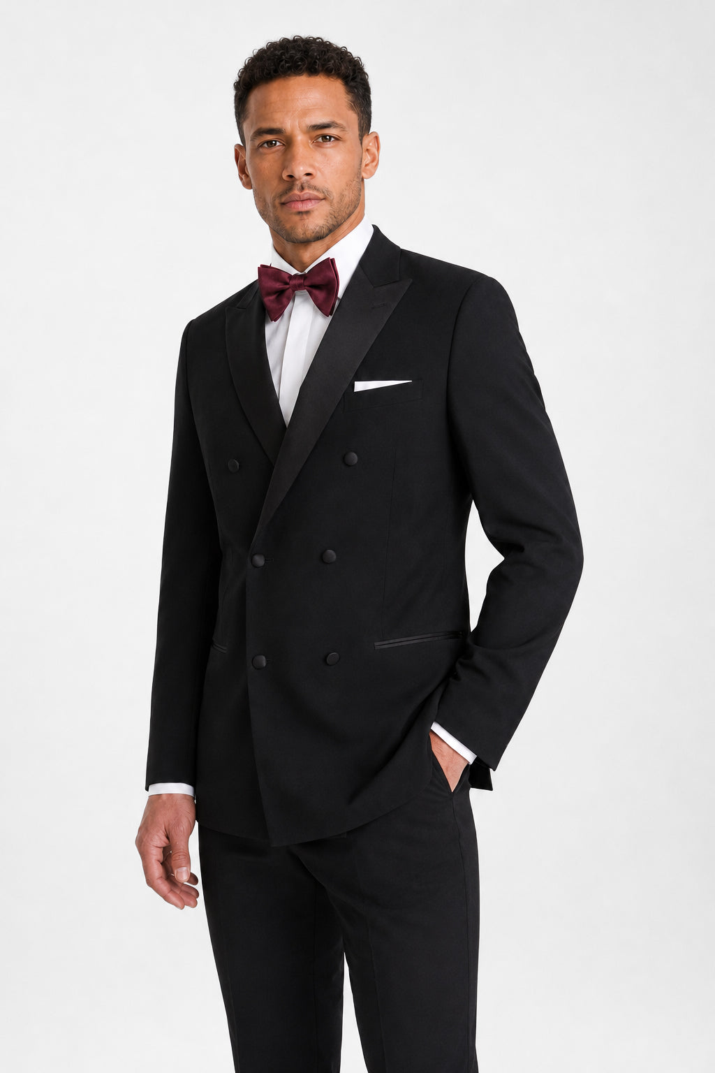 Black Double-Breasted Tuxedo