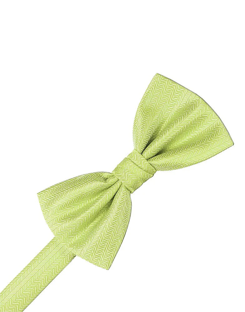 Kiwi Herringbone Bowtie