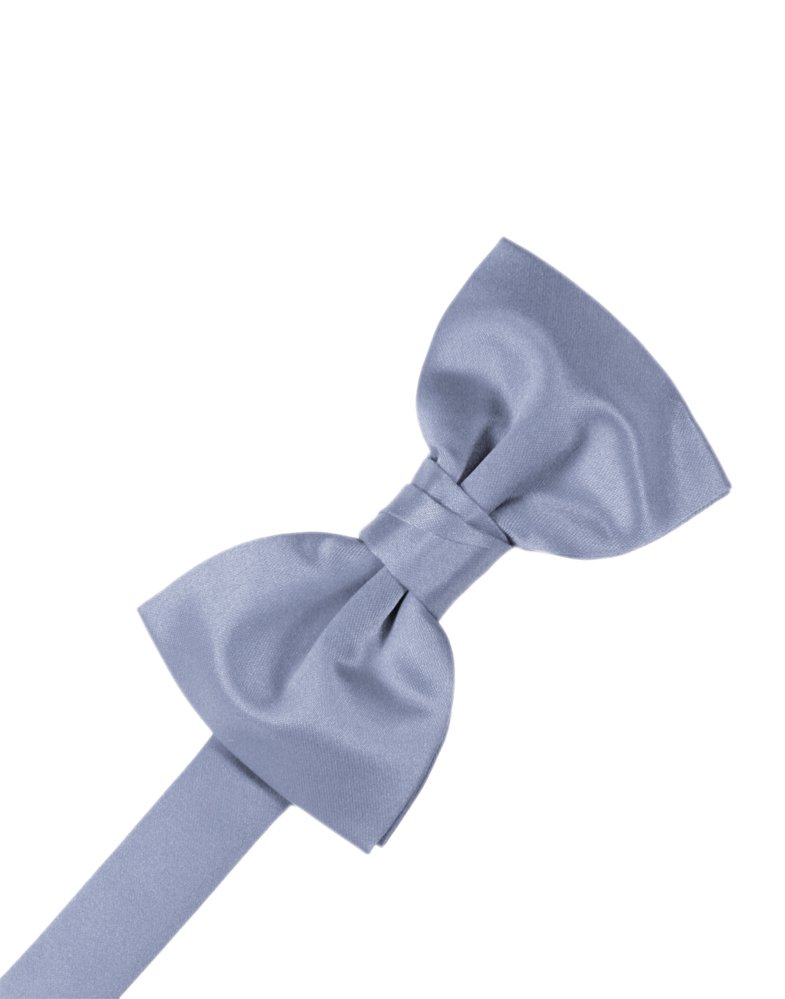 Periwinkle Solid Satin Bowtie