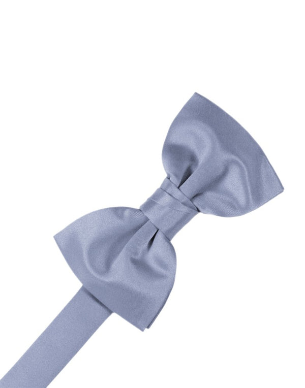 Periwinkle Solid Satin Bowtie