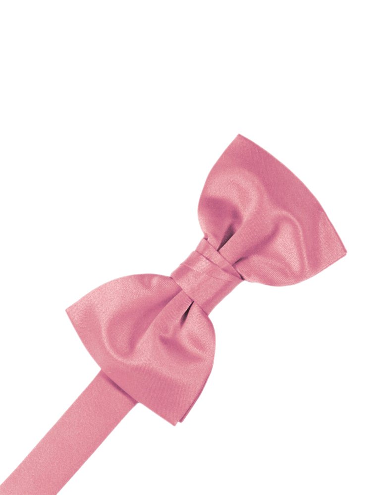 Rose Petal Solid Satin Bowtie