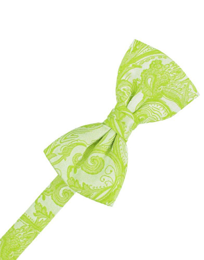Lime Tapestry Bowtie - Tuxedo Club
