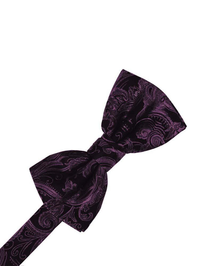 Wine Tapestry Bowtie - Tuxedo Club